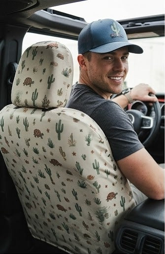 Cactus Car Seat Covers β Southwestern Desert Print Seat Protector for Cars, Trucks & SUVs